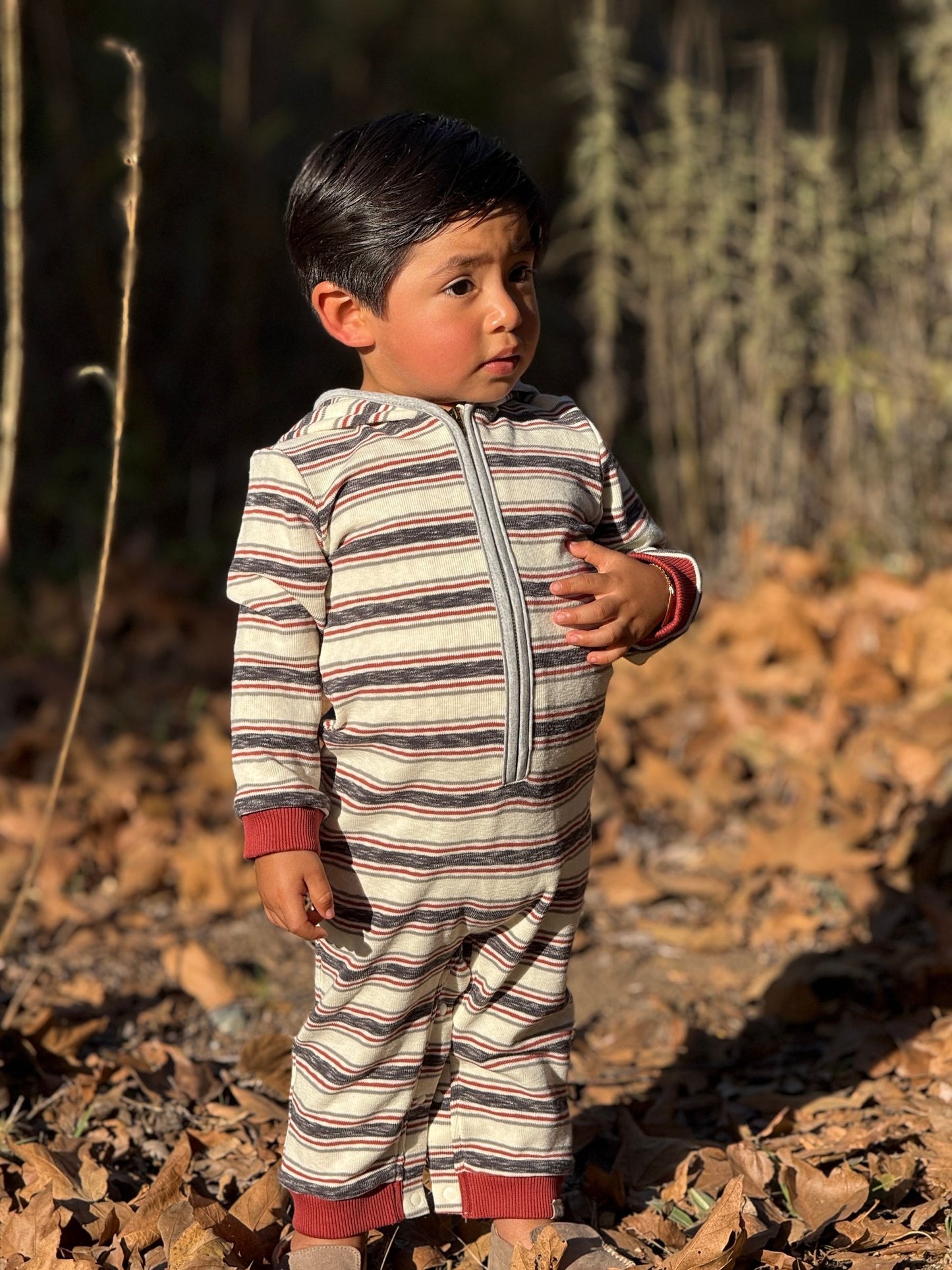 Me & Henry Stefano Hooded Romper