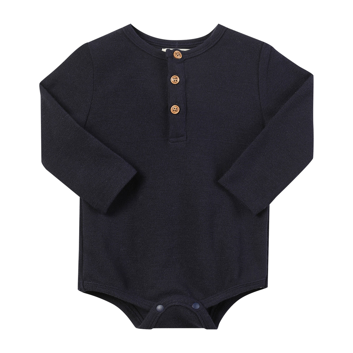 Me & Henry Aynor Henley Onesie