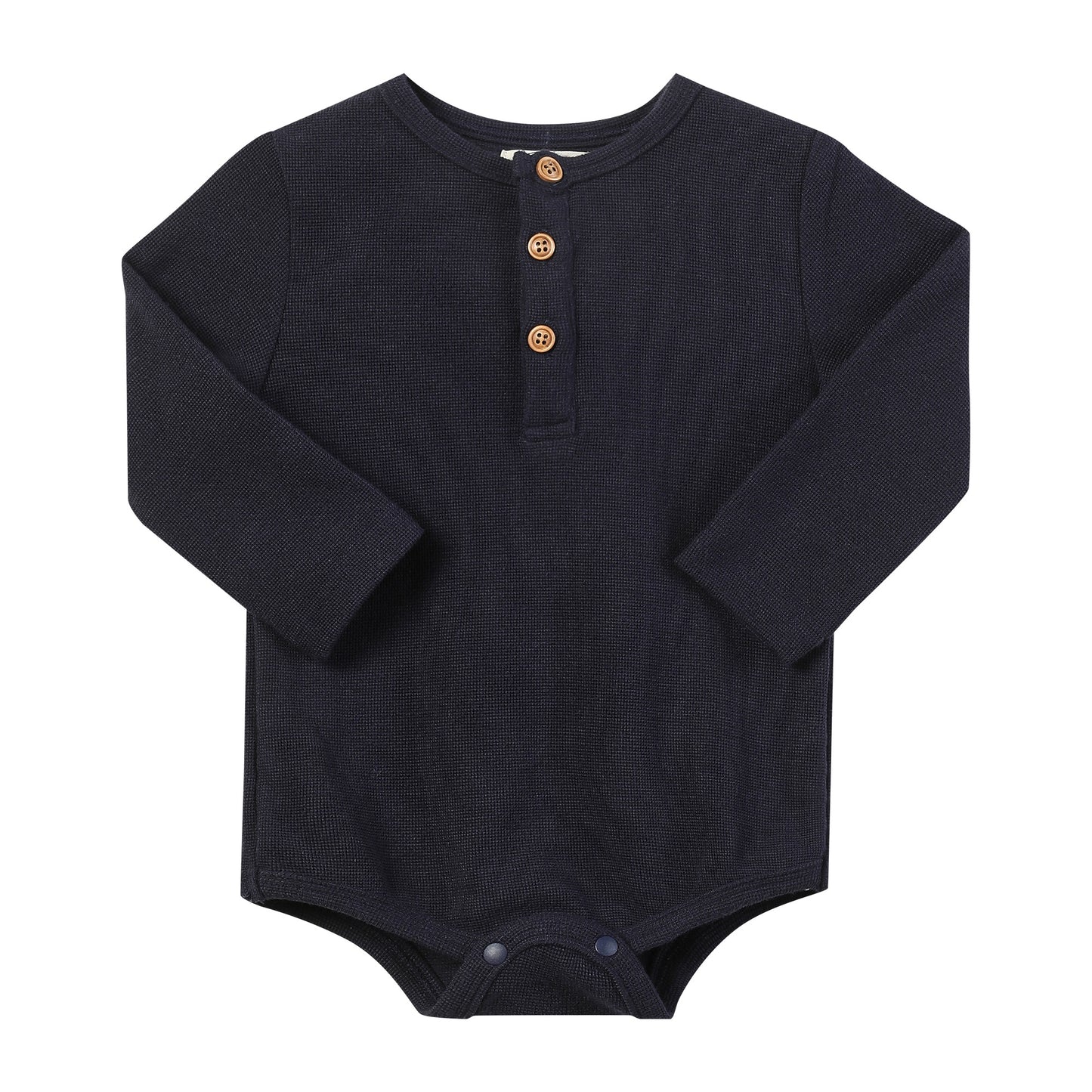 Me & Henry Aynor Henley Onesie