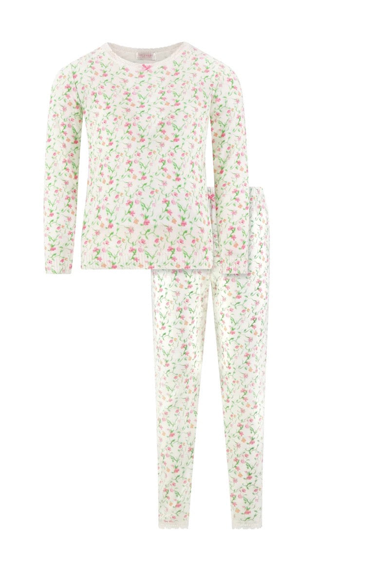 Polka Dot England Girls PJ Set