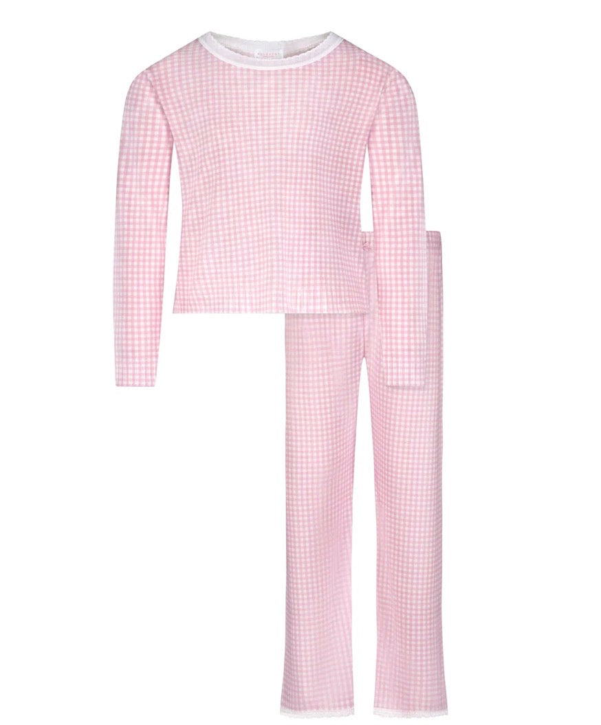 Polka Dot England Girls PJ Set