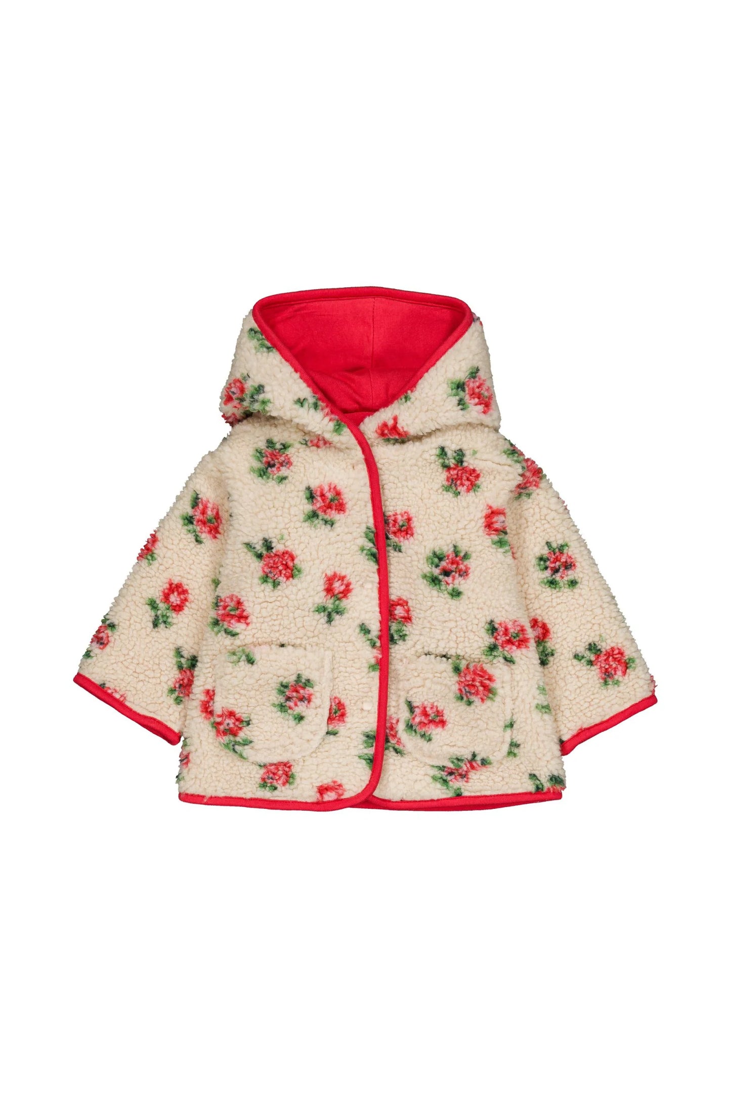 Hello Simone Poppy fleece coat Romance