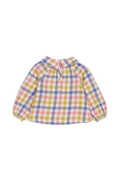 Hello Simone Paloma baby blouse Check Sicties