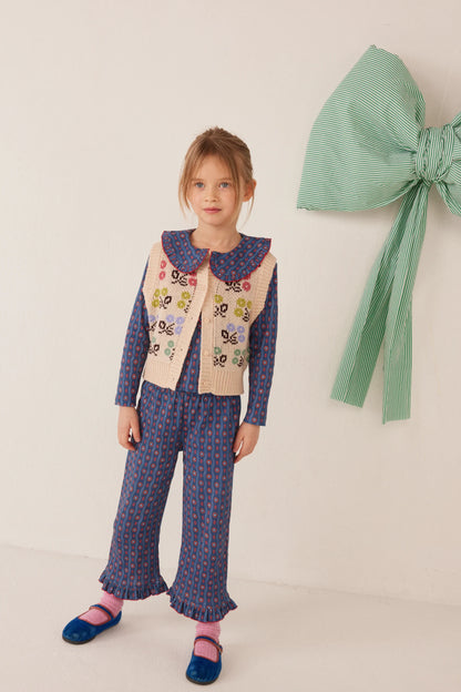 Hello Simone Matou top Wavy Navy