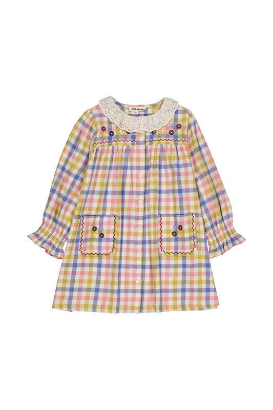 Hello Simone Agatha dress Check Sixties