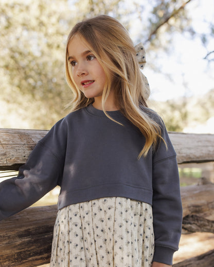 Rylee + Cru Sweatshirt Dress Vintage Fleur