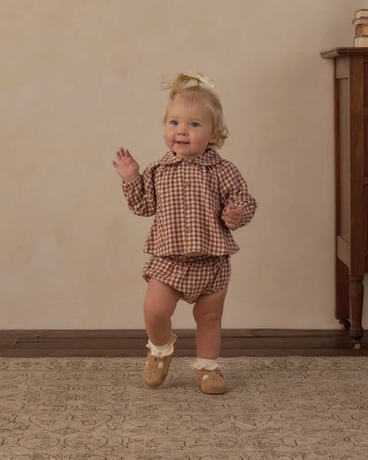 Rylee + Cru Nellie Set Brick Check