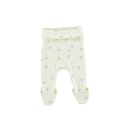 Bebe Organic Aaron Foot Legging Blue