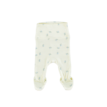 Bebe Organic Aaron Foot Legging Blue