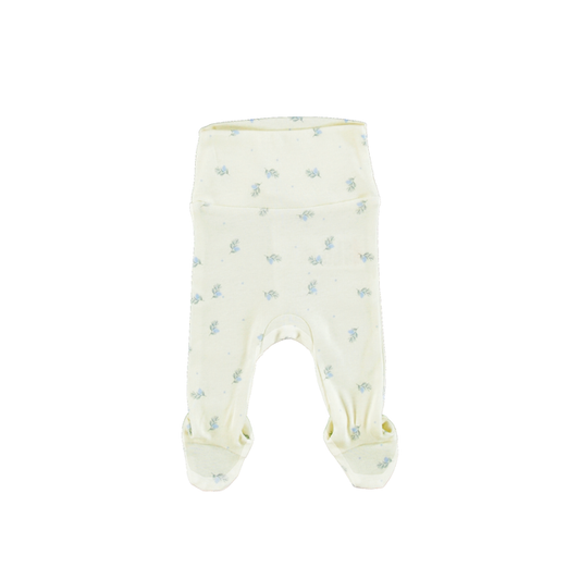 Bebe Organic Aaron Foot Legging Blue