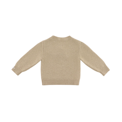 Donsje Denn Merino Wool Sweater Bear Biscotti