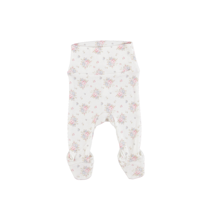 Bebe Organic Amora Footed Legging - Blooms