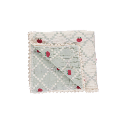 Bebe Organic Apple Blanket - Apple Patchwork