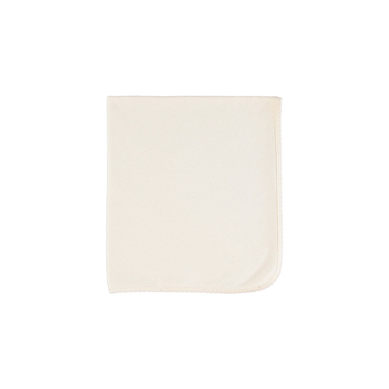 Bebe Organic Bebe Blanket - Natural Pointelle