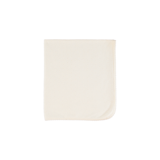 Bebe Organic Bebe Blanket - Natural Pointelle