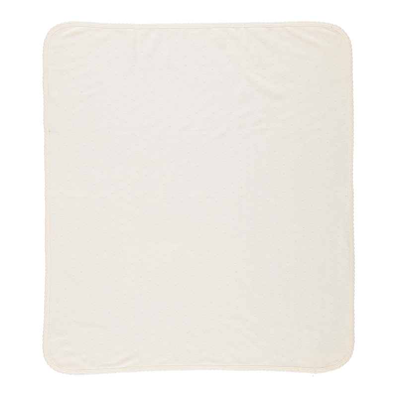 Bebe Organic Bebe Blanket - Natural Pointelle