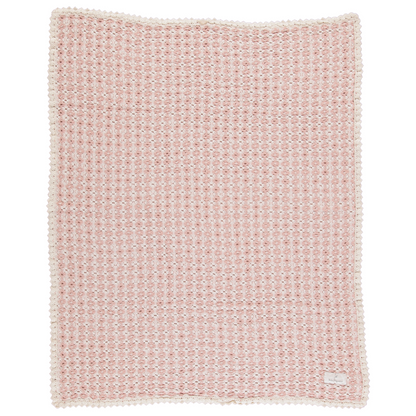 Bebe Organic Crochet Blanket - Pink Retro