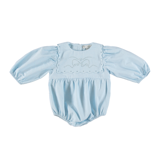 Bebe Organic Evie Romper - Autumn Sky