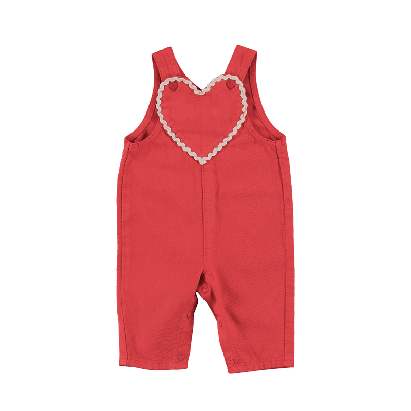 Bebe Organic Maya Overall - Denim Zigzag