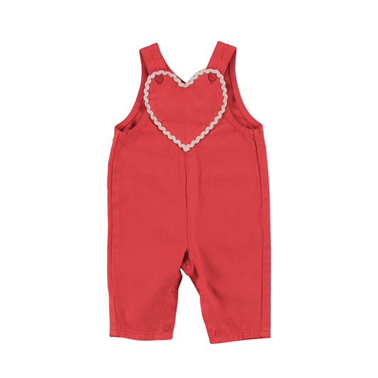 Bebe Organic Maya Overall - Denim Zigzag