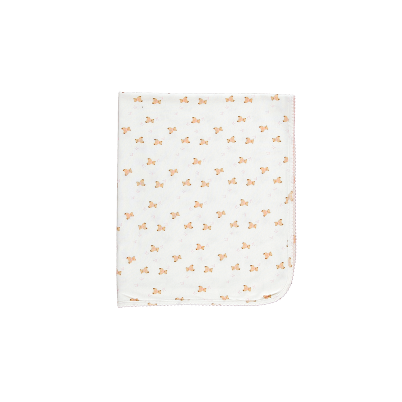 Bebe Organic Ted Blanket - Teddy Pink