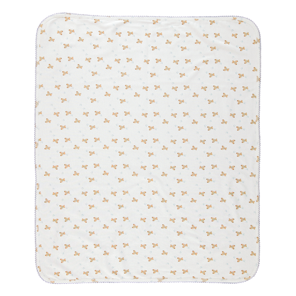 Bebe Organic Ted Blanket - Teddy Blue
