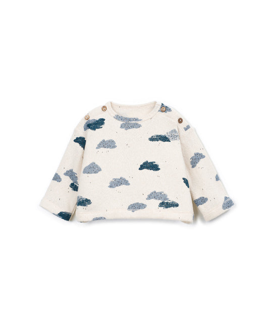 Play Up Printed Jersey Sweater