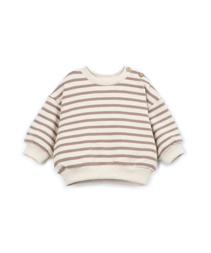 Play Up Striped Jersey Sweater