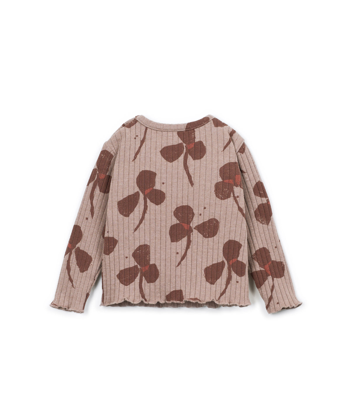 Play Up Printed Rib Long Sleeve T-Shirt