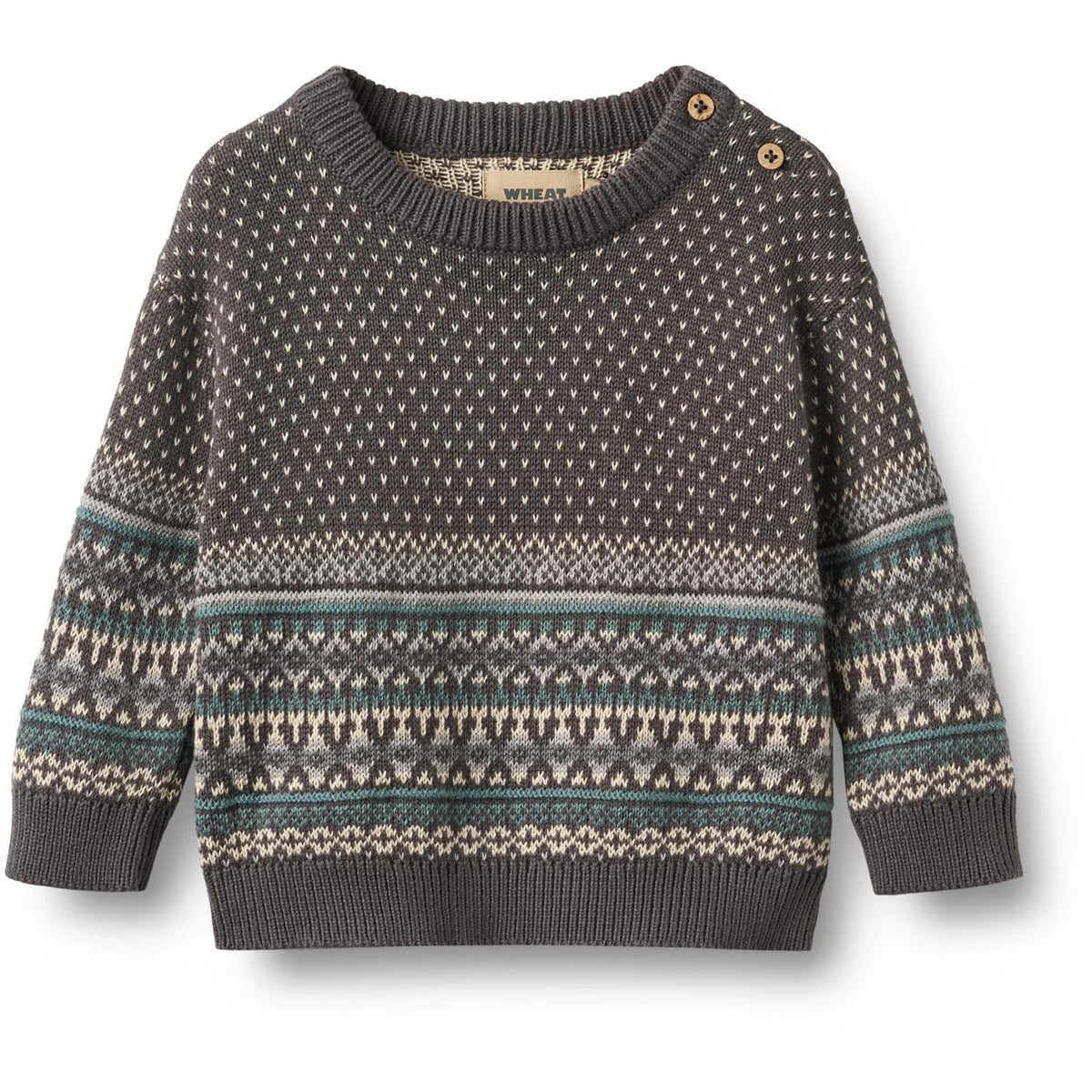 Wheat Jacquard Pullover Julius