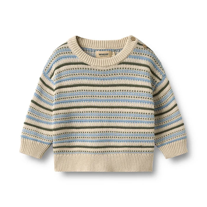 Wheat Jacquard Pullover Harlow