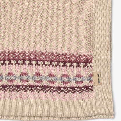 Wheat Jacquard Neckwarmer Stoffe