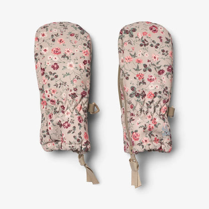 Wheat Technical Mittens Zipper