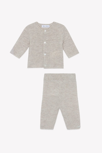Tartine et Chocolat Ensemble Long 3 - Beige Chine