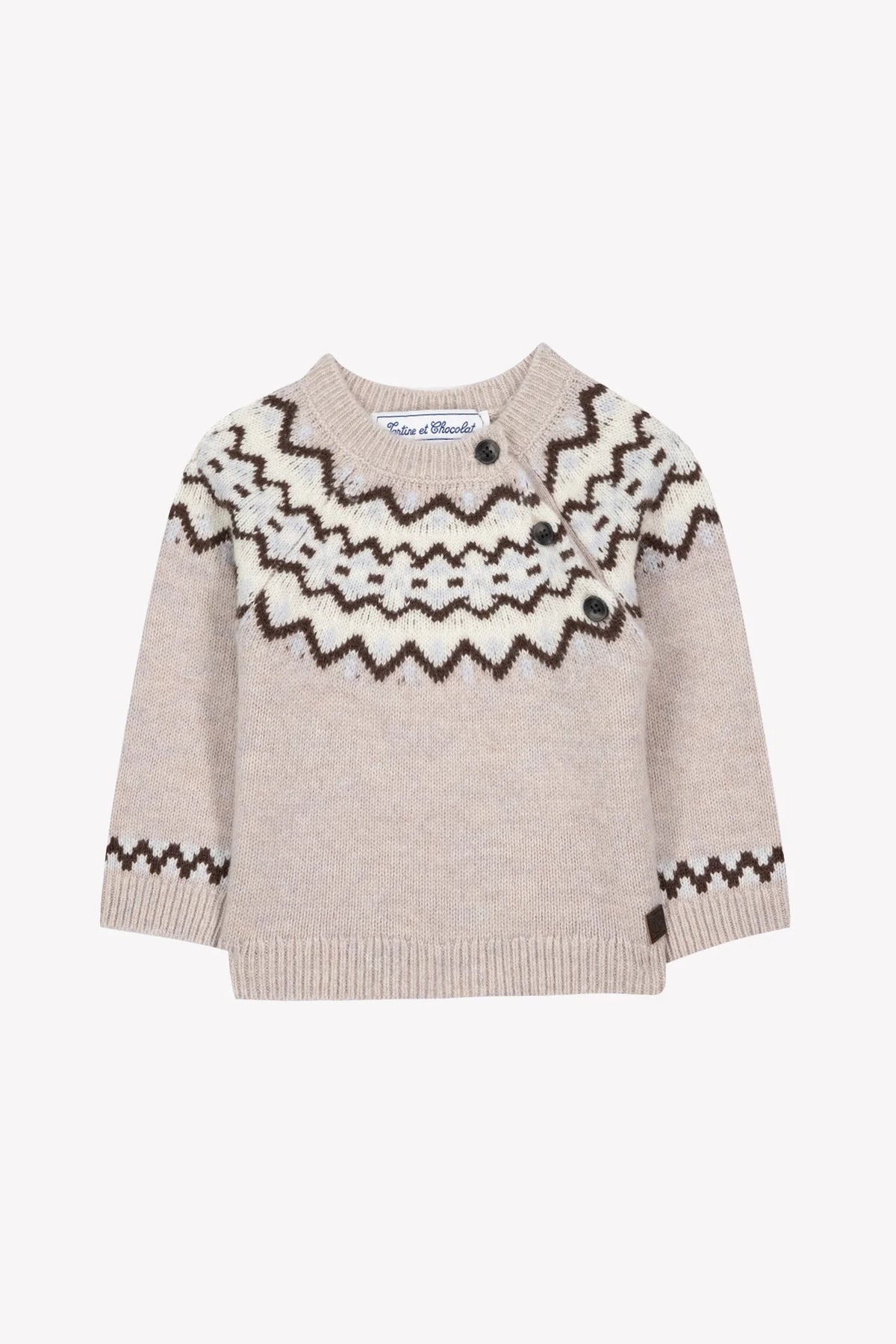 Tartine et Chocolat Pull 5 - Moka