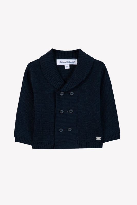 Tartine et Chocolat Gilet 4 - Marine