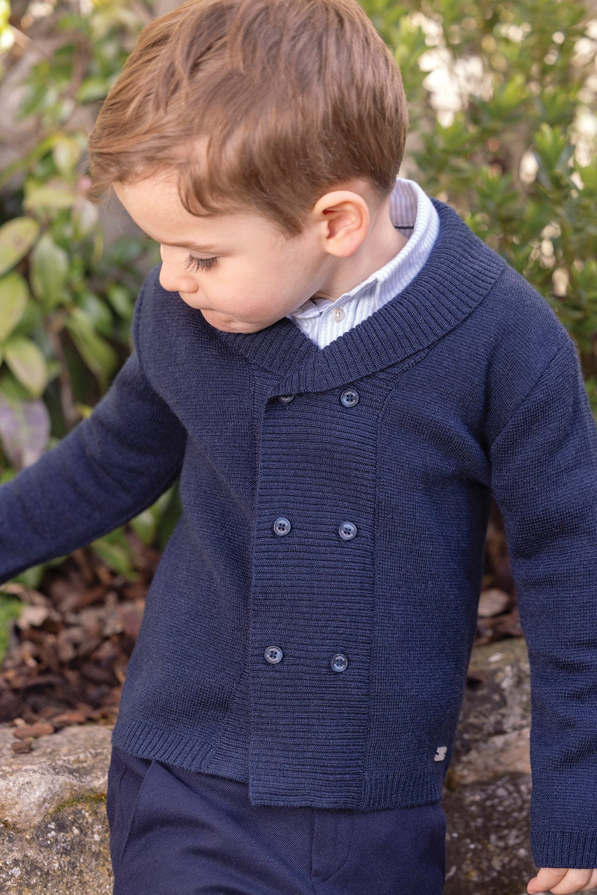 Tartine et Chocolat Gilet 4 - Marine