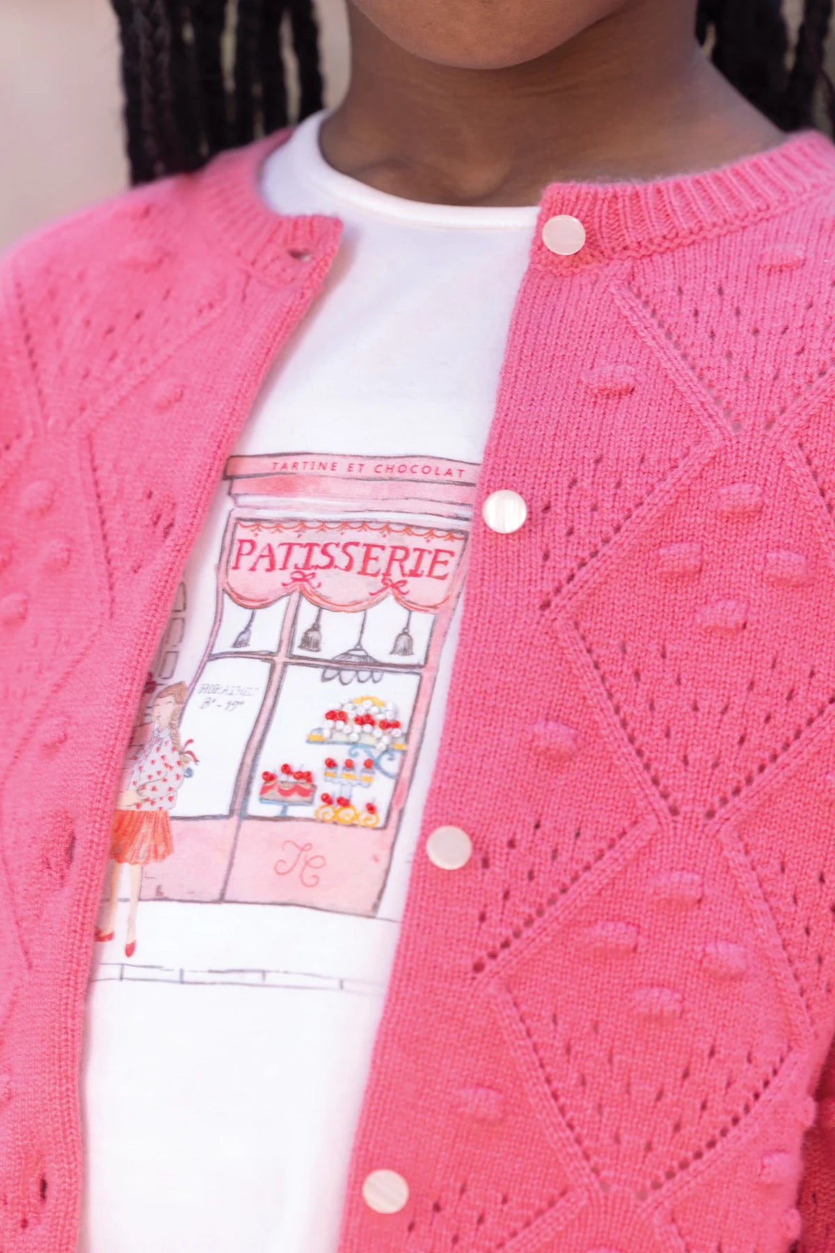 Tartine et Chocolat Cardigan C - Pivoine