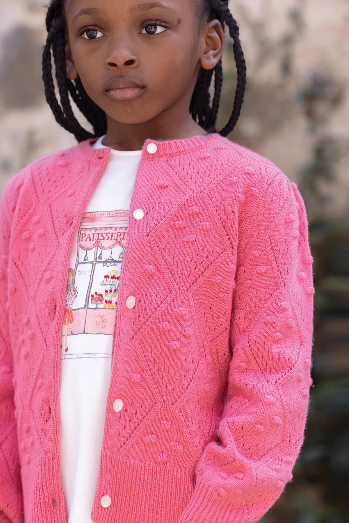 Tartine et Chocolat Cardigan C - Pivoine