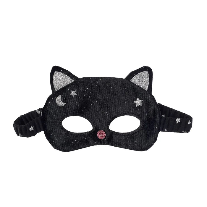 Rockahula Velvet Black Cat Mask (3-10 Years)