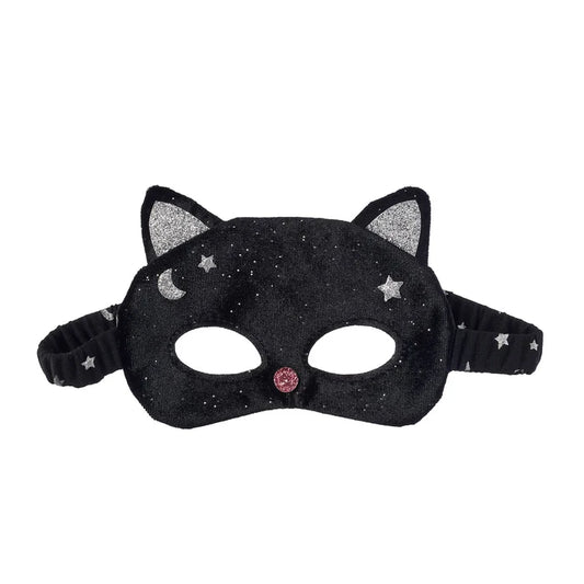 Rockahula Velvet Black Cat Mask (3-10 Years)