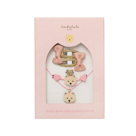 Rockahula Teddy Bear Hair & Jewellery Set
