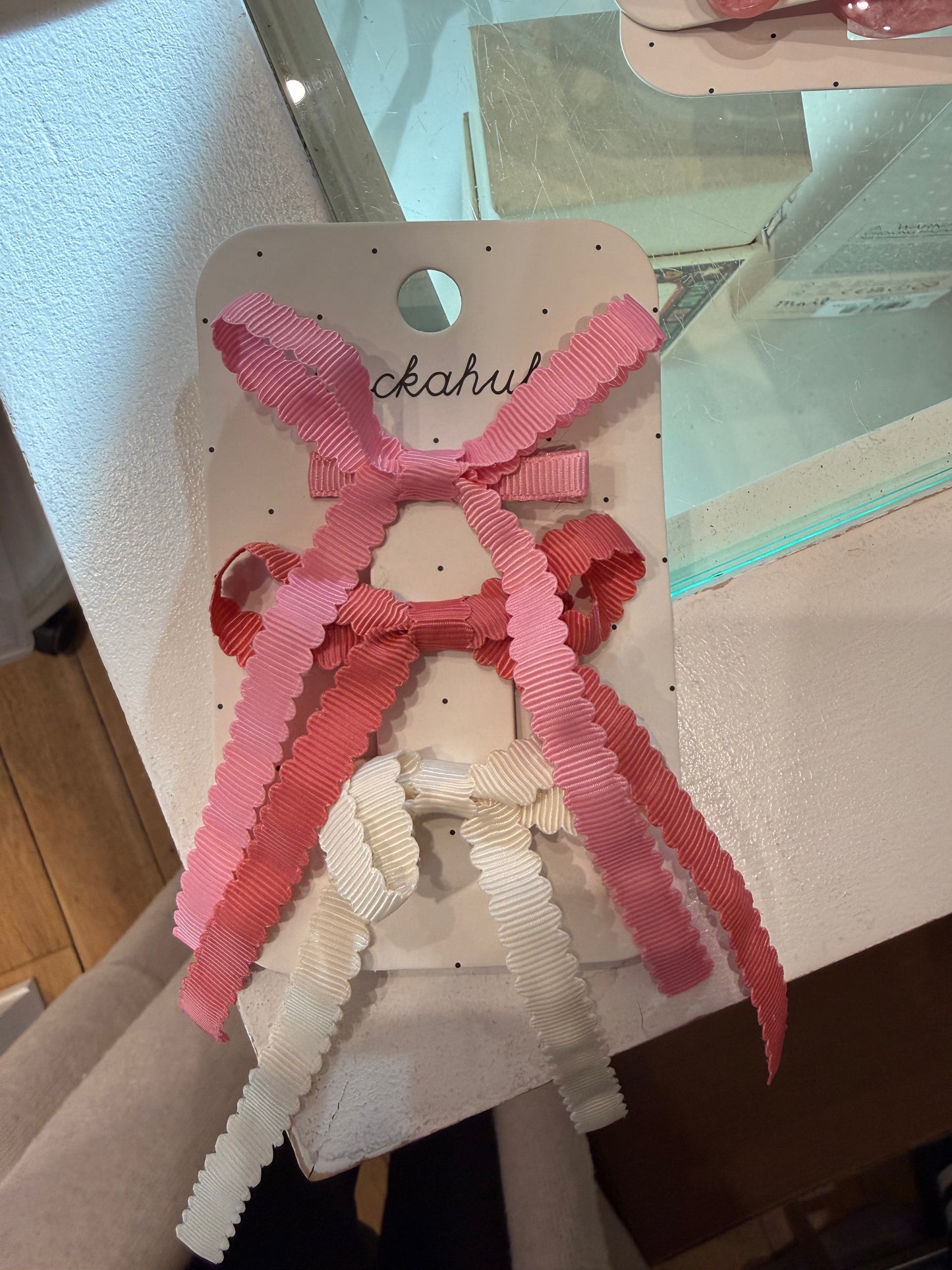 Rockahula Pink Bow Clips