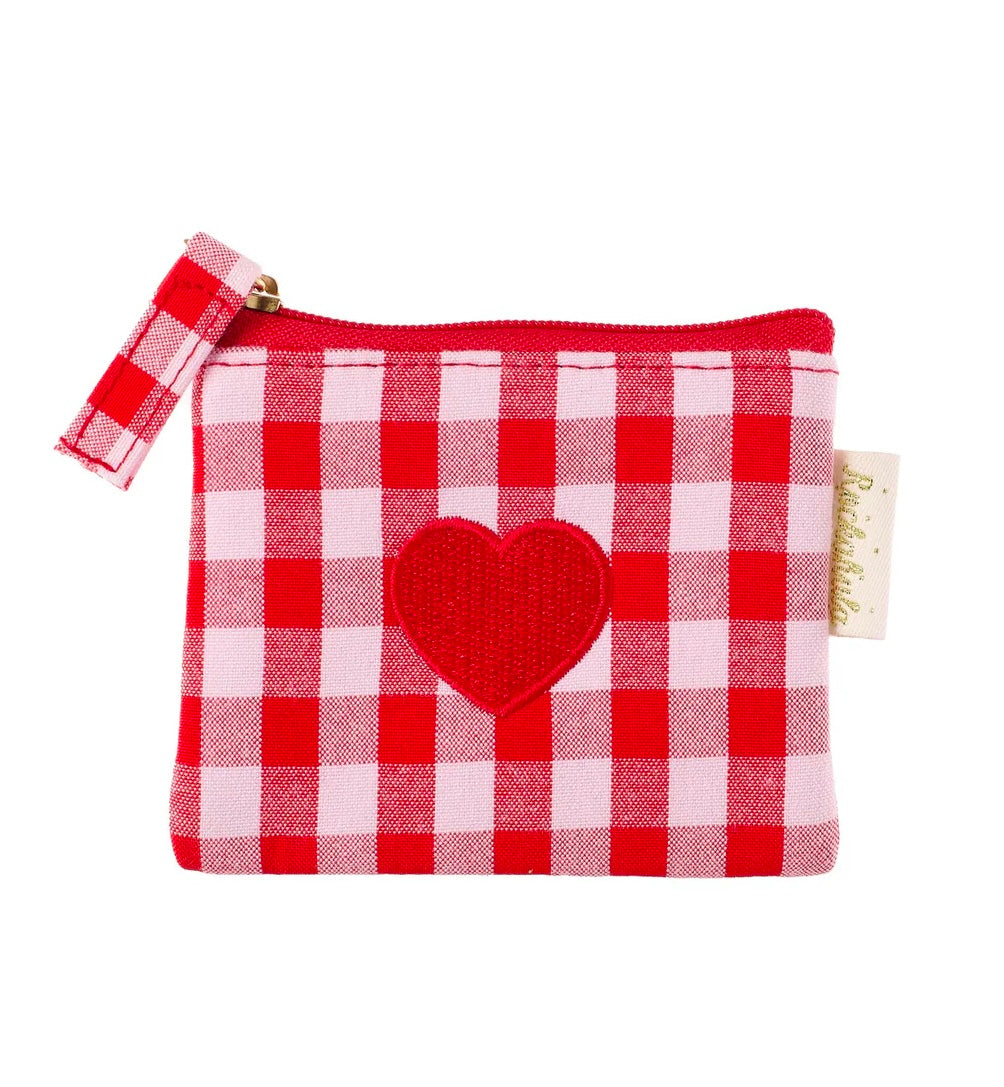 Rockahula Gingham Love Heart Mini Purse