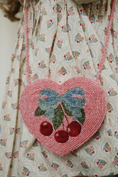 Konges Sløjd Beaded Heart Bag