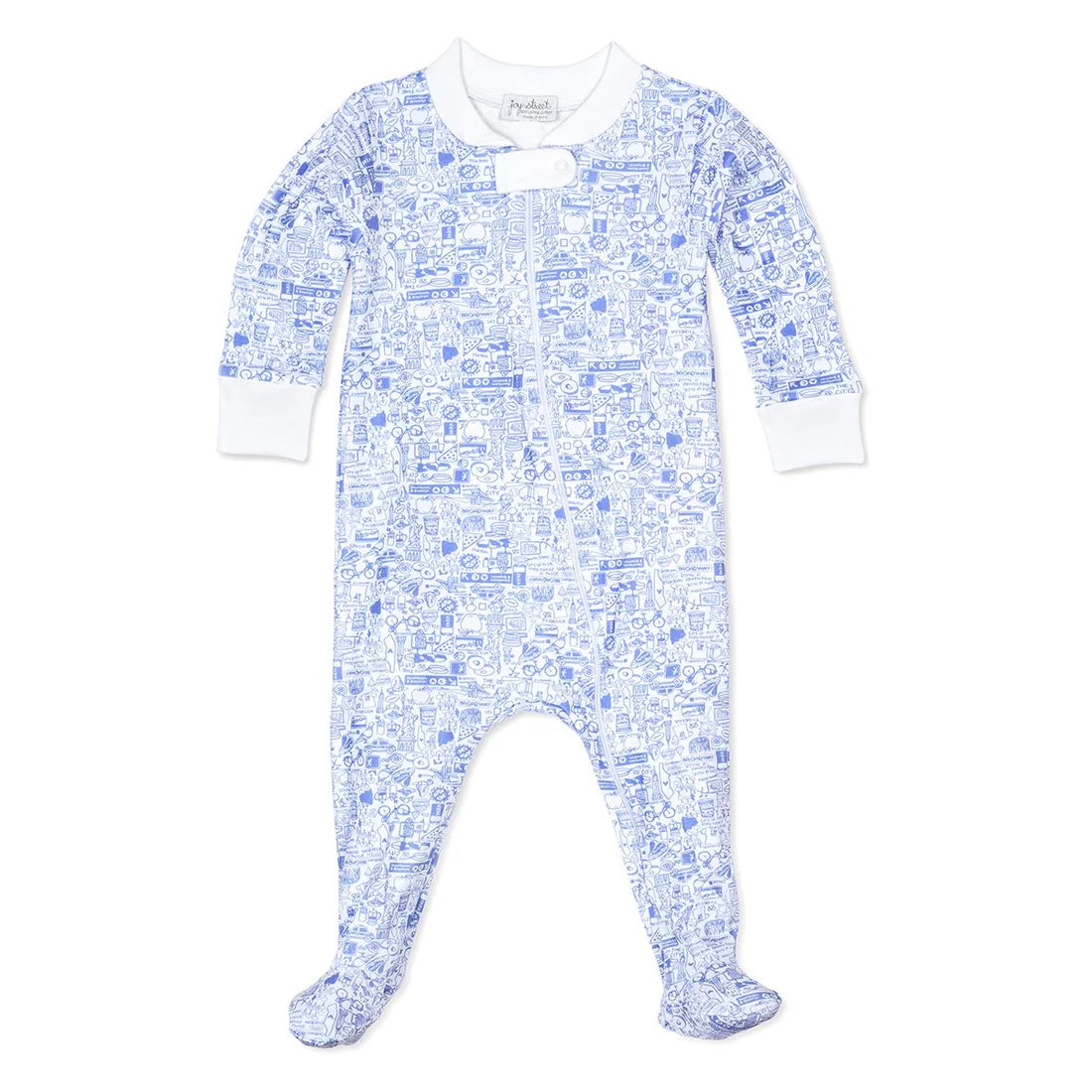 Joy Street NYC Zip Baby Onesie