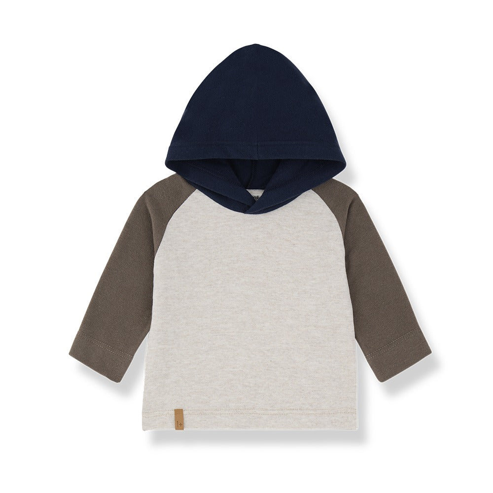 1+ in the Family Oristano Hooded Raglan T-shirt