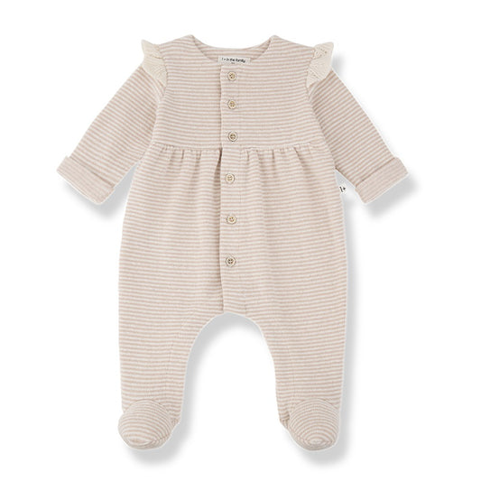 1+ in the Family Orleans Girly Jumpsuit W/feet