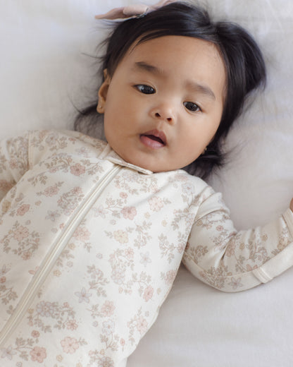 Quincy Mae Zip Long Sleeve Sleeper Footie