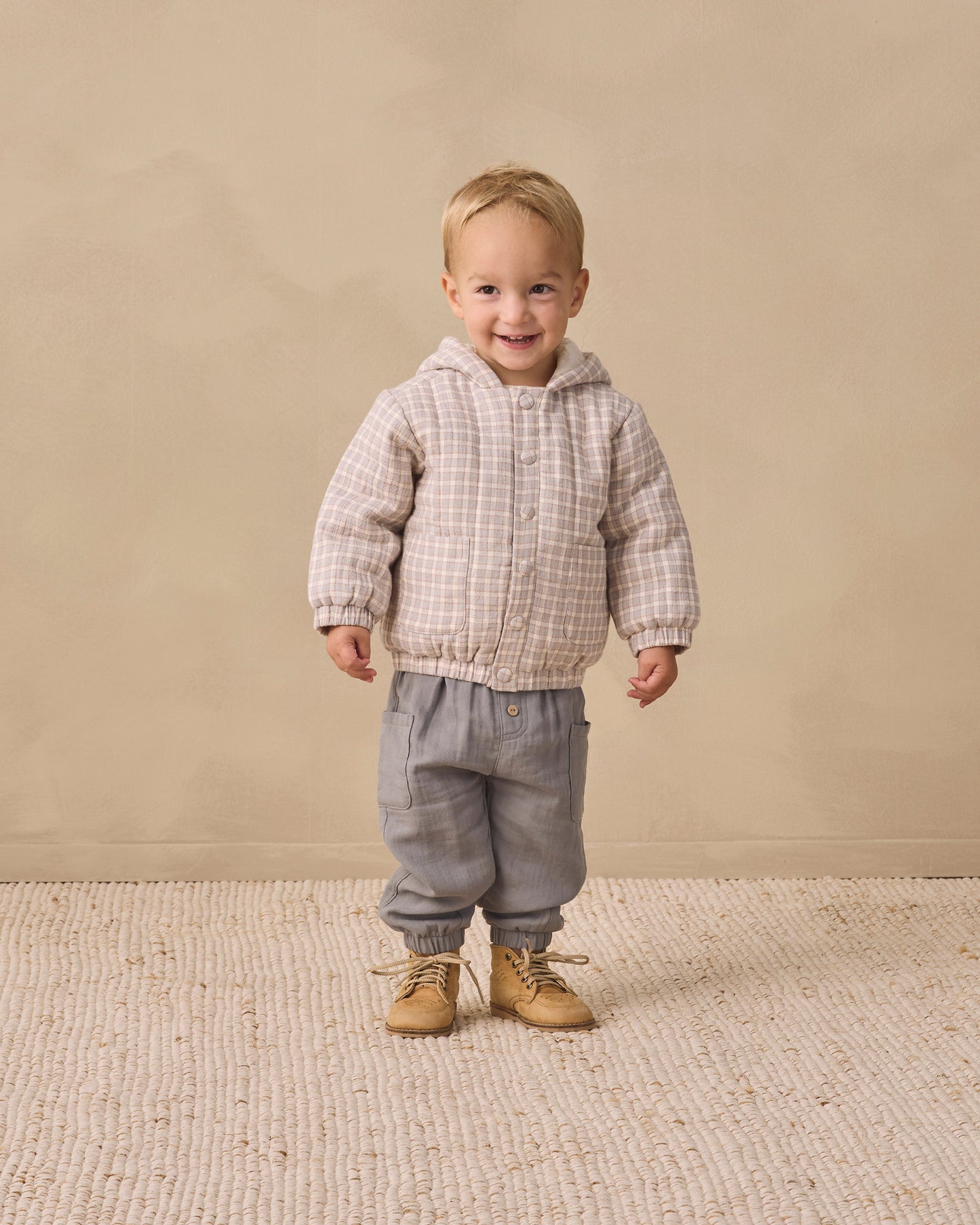 Quincy Mae Hooded Woven Jacket